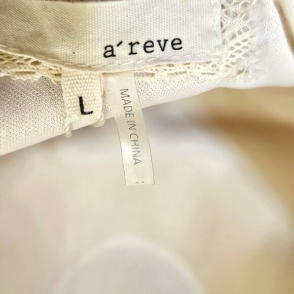 A'reve By Anthropologie Cream & Chartreuse Multicolor Sleeveless Dress,Large,NWT - Picture 15 of 16